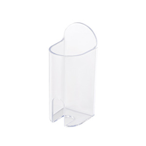 Soporte para cepillo de dientes eléctrico, ventosa montada en la pared, transparente, rectangular, almacenamiento para baño, no requiere perforación, duradero - Product Image 5