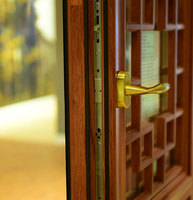 Ventanas de Madera Sólida con Revestimiento de Aluminio y 3 Paneles de Vidrio, Diseño 2026, NFRC, Apertura Interior, Resistentes al Viento, Insonorizadas y con Características de Ahorro Energético