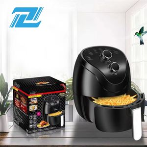 Electrodomésticos de cocina para el hogar de marca china, freidora de aire eléctrica de <span class=keywords><strong>gama</strong></span> <span class=keywords><strong>alta</strong></span> de estilo clásico simple mecánico redondo multifuncional - Product Image 1
