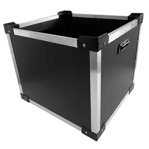 Leenol PP Corrugated Box ESD Box Plastic Bins Antistatic Turnover Box