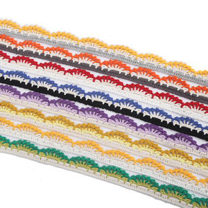 Garniture tricotage colorée OEM Sac à main Accessoires de sac en dentelle Garniture en dentelle <span class=keywords><strong>crochet</strong></span> - Product Image 3