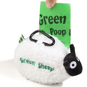 Vente chaude propre marque mouton vert tabouret distributeur de sac facile à transporter avec un rouleau de merde Ba - Product Image 5