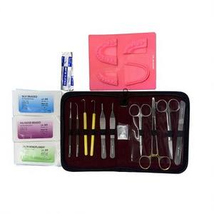 Kit de Sutura para Entrenamiento Médico, Materiales e Instrumentos Reutilizables para la Piel, Almohadilla de Sutura Quirúrgica para Estudiantes de Medicina - Product Image 1