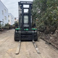 Chariot élévateur diesel Mitsubishi 15 tonnes de haute qualité, d'occasion, robuste, 10 tonnes, 15 tonnes, 20 tonnes, modèle FD150, fabrication japonaise, à vendre à prix réduit.
