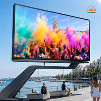 Pantalla LED de Aluminio para Exteriores, Pantalla Digital Grande para Publicidad Comercial en Plazas y Edificios