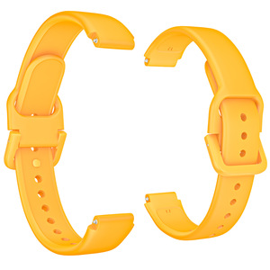 New Arrival for Sports Silicone Replacement Wristband Soft <b>Rubber</b> Band Snap Buckle Universal 12mm Compatible for Huami - Product Image 5