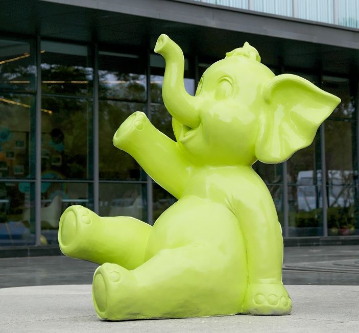 สีเขียว