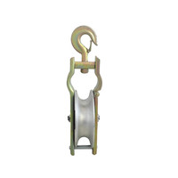 Poulie de tirage de câble en fibre optique, guide de câble, type pont en aluminium, rouleau de câble, rouleaux de pose de câbles électriques, poulies