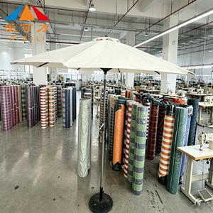 <span class=keywords><strong>Parasol</strong></span> d'extérieur Aikeli 1,35 m en aluminium, <span class=keywords><strong>protection</strong></span> UV80+, imperméable, léger, avec manivelle inclinable pour terrasse - Product Image 5