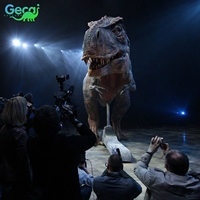 Fabrication de dinosaures Gecai Jurassic robots animatroniques géants simulés taille réelle dinosaure t-rex