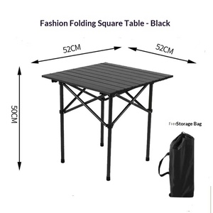 Ensemble de table et de chaises pliantes portables, meubles de <span class=keywords><strong>camping</strong></span> légers pour pique-nique, pêche, barbecue, plage, voyage avec sac de transport - Product Image 5