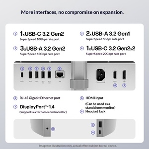 Nouveau best-seller phare : Ordinateur tout-en-un HP EliteOne 870G9 27 pouces, processeur Core I9-14900, idéal pour le bureau, les réunions, la conception graphique et le trading boursier - Product Image 4
