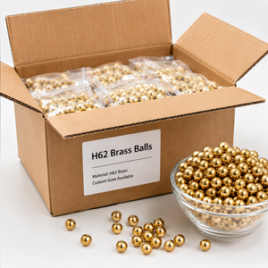 Perles sphériques en laiton H62, prix de gros, 5mm-22mm, polies avec précision pour manomètre, compteur d'eau, <span class=keywords><strong>injecteur</strong></span> de carburant - Product Image 5