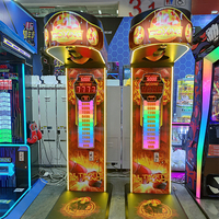 Machine de boxe électronique personnalisée en gros jeu d'arcade de mode de sport de luxe 220V en bois à pièces pour centres de jeux