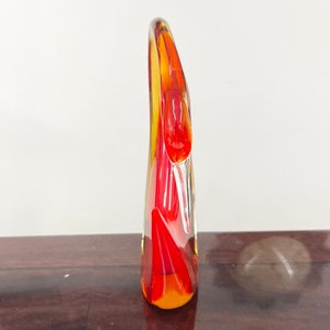 Sculpture de cygne en verre soufflé vert, décoration artistique, figurine animale de collection, artisanat en verre soufflé fait main - Product Image 6