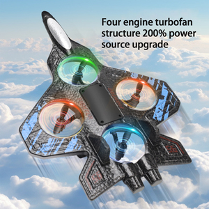 Trẻ em Máy bay điều khiển từ xa Máy bay chiến đấu Máy bay lượn Máy bay bọt Máy bay không người lái Học sinh Đồ chơi bé trai nhỏ Mô hình hàng không - Product Image 5