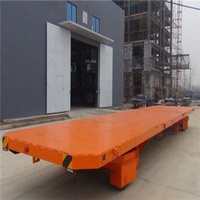 Chariot de transfert motorisé par rail plat de voiture de voie de rotation de port chariot de transfert de 10 tonnes avec les ascenseurs verticaux