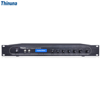 Thinuna FBD-161 Système de conférence Microphone Mélangeur de son Performance Pro Audio Feedback Destroyer DSP Feedback Suppressor