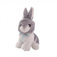 Peluche réaliste en forme de lapin, lapin aux grands yeux, poupée de 30 cm, animal en peluche, lapin en peluche