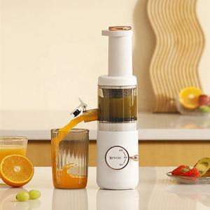 Mini exprimidor lento portátil de 0,3 l con motor silencioso y USO HOTELERO autolimpiante compatible con exprimidor de frutas eléctrico en español e inglés. - Product Image 2