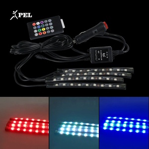 Lumières de décoration de voiture à télécommande RHINO RGB 18W Projecteur LED Lumière intérieure Synchronisation musicale Ace <span class=keywords><strong>Ns</strong></span> Ambiance Lumière LED de voiture pour voiture - Product Image 5