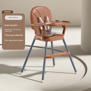Sedia da pranzo per bambini con cintura di sicurezza regolabile pieghevole sedia per mangiare bambino alimentazione alta Chairfor bambini - Product Image 5