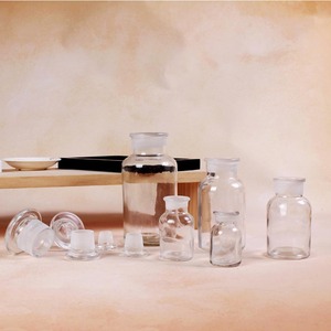 Botellas de difusor de fragancia vacías de cuello corto redondas, botellas de difusor de aceite avanzadas - Product Image 5