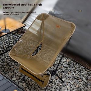 Silla Plegable Portátil de Aluminio para Exteriores, Transpirable, Tipo Luna, para Camping, Pesca, Playa y Ocio - Product Image 4