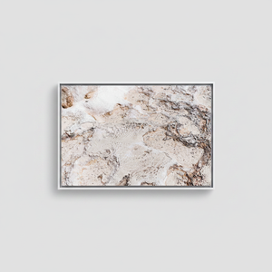 Modern Abstract Wall Decor: Elegant Nature <b>Print</b> on <b>Canvas</b> Panel,WHITE <b>FRAMED</b> <b>CANVAS</b> - Product Image 2
