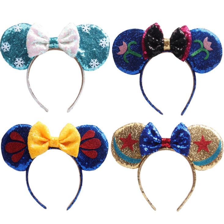 Детская повязка на голову с ушками мыши для вечеринки косплея повязка для волос