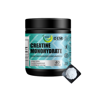 Créatine monohydrate en poudre micronisée en gros, 200 g, complément nutritionnel sportif, renforce la force, l'énergie, le développement musculaire - Product Image 3