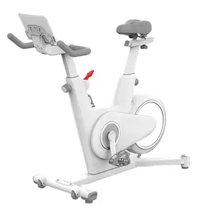new hot Motorized magnetic spinning bike exercise bike Cycling App available to download big monitor home office use