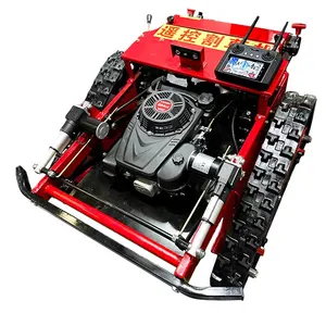 Robot telecomandato pista Loncin 188F motore benzina tosaerba 24V 12A batteria RC tosaerba