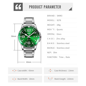 Montre à quartz élégante et légère avec une précision fiable, conçue pour un confort optimal, logo personnalisable, livraison directe d'usine - Product Image 5