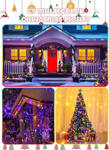 Wholesale 24V C9 Led <b>Bulb</b> Christmas <b>Lights</b> Set Ip65 <b>Outdoor</b> Waterproof App Control Color Changing Party Holiday Decorative <b>Light</b> - Product Image 6