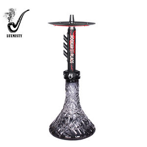 Ensemble de narguilé diversifié Pipe à eau Accessoires de fumée d'eau Bouteille en verre diablement conçue Pipe à eau ChiCha Shisha - Product Image 5