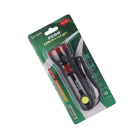 Lampe torche LED rechargeable 5W COB en alliage d'aluminium, lampe de secours, batterie Li-ion DC 6V SD 6658