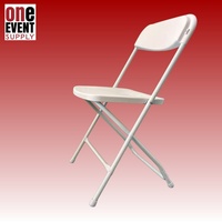 Table et chaises de patio, tabourets d'extérieur confortables, blancs, pliables, portables, en plastique, imperméables, design moderne