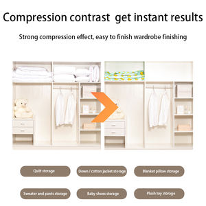 <span class=keywords><strong>Sac</strong></span> de compression sous vide pour vêtements en duvet épais, coton matelassé, <span class=keywords><strong>sac</strong></span> de rangement sous vide pour vêtements en duvet, couette, aspirateur domestique - Product Image 4