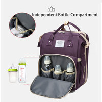 Sac à dos à couches de haute qualité sac à couches multifonction lit de bébé pliable berceau de voyage
