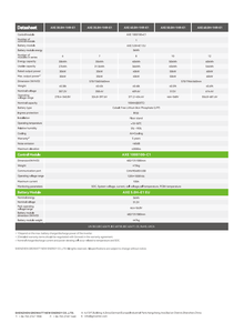 Batería Growatt LiFePo4 de Alto Voltaje HV 40KWH 278.4-681.6V AXE 40.0H-1HR-E1 IP20 Módulo de Rack 6000 Ciclos Sistemas de Energía Eléctrica - Product Image 4