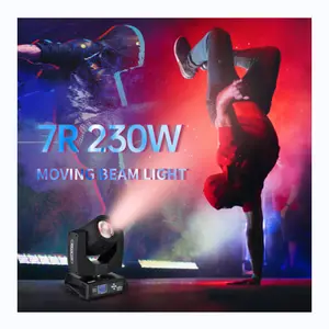 Sharpy 230W Dubbele Lens Strobe Moving Head Mini 7r Voor Nachtclub Bruiloft Feest Sharpy Beam 230