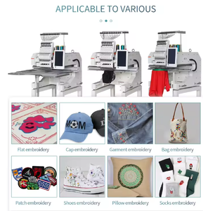 Nouvelle machine à broder industrielle informatisée automatique 1502, 12/15 aiguilles pour casquettes, t-shirts, sweats à capuche, moteur inclus - Product Image 4