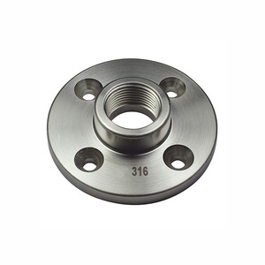 Bride filetée forgée pour applications au sol, classe 150-3000 lb, utilisée pour les installations de canalisations d'incendie dans les bâtiments commerciaux - Product Image 1