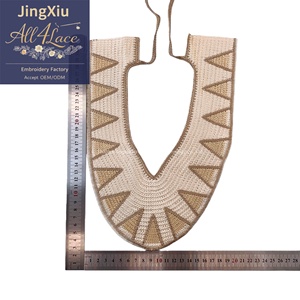 Aplique de encaje de ganchillo 100% poliéster con <span class=keywords><strong>bordado</strong></span> floral verde y naranja para la parte superior del calzado, accesorios de costura para vestidos y prendas. - Product Image 6