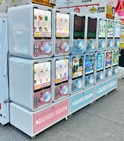 Máquina Expendedora de Juguetes WANGERBAO, Dispensador de Cápsulas Gacha, Mini Exhibidor de Pósteres Metálicos, Funciona con Monedas, para Mayores de 6 Años, para Gachapon de 60-100 mm