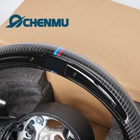 Volant en fibre de carbone personnalisé pour BMW F30 F31 F31 F25 F15 F16 F20 F21 F40 F52 F22 F23 F44 F45 avec LED Prix d'usine