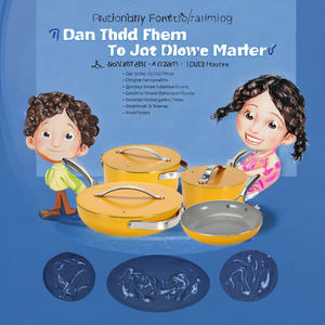 Оптовая продажа от производителя Yolecen: Набор классической кухонной посуды с антипригарным керамическим покрытием, экологически чистый, хит продаж - Product Image 3