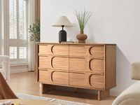 AJUNION 6 Commode en bois Meubles de salon de luxe Armoire couloir Console Table de rangement Armoire