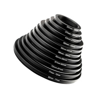 Filtre d'objectif de caméra Anneaux d'adaptation en métal Matériau en aluminium Support de bague d'adaptation abaisseur de filtre